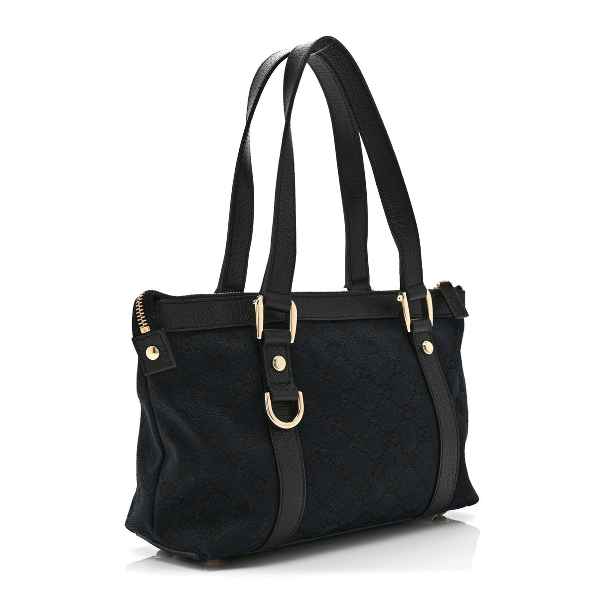 Monogram Small Abbey Tote Black