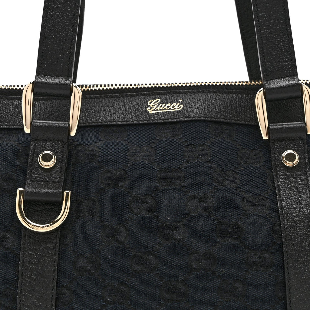 Monogram Small Abbey Tote Black