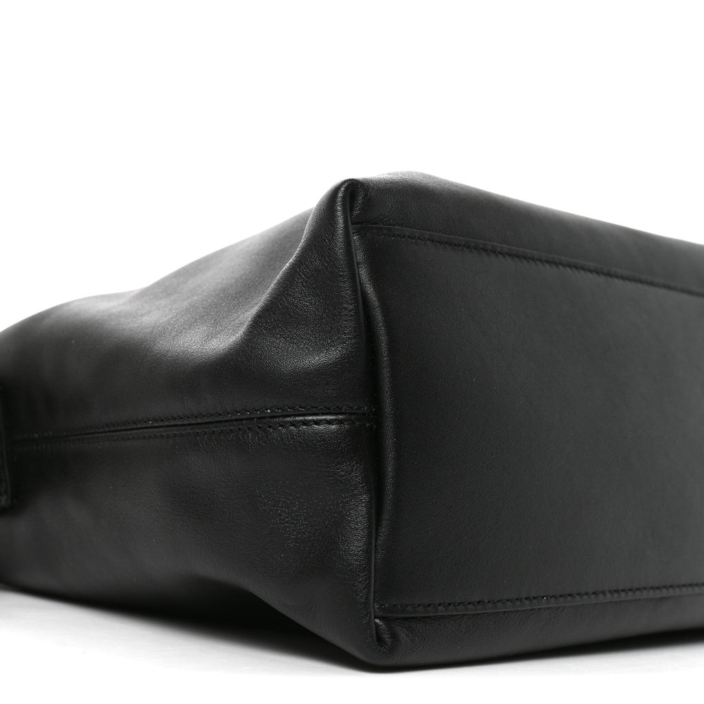 Calfskin Medium Beatrix Tote Black