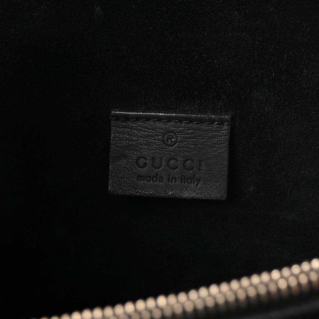 GG Supreme Monogram Small Dionysus Shoulder Bag Black
