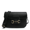 Arabella Calfskin Horsebit 1955 Shoulder Bag Black