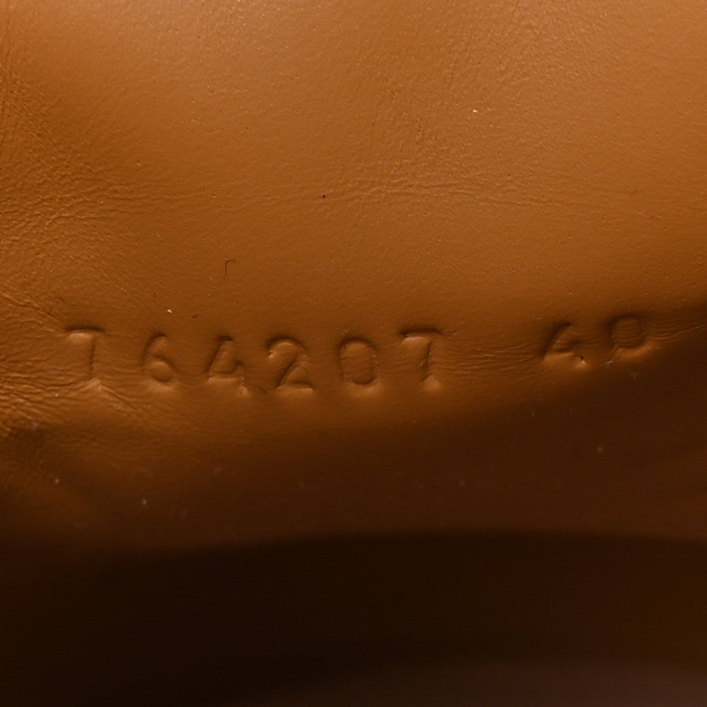 Suede Horsebit Platform Mules 40 Washed Brown