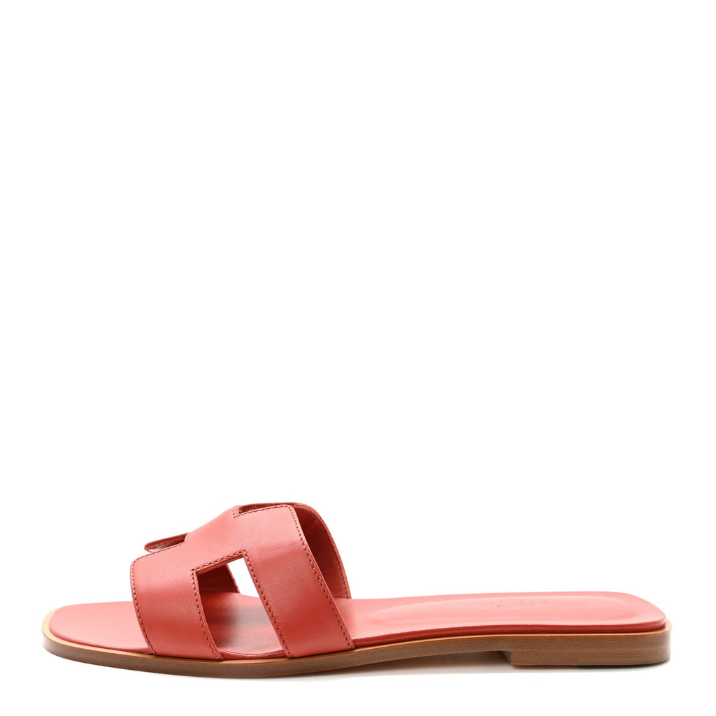 Calfskin Oran Oran Sandals 40 Orange Brulee