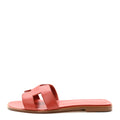 Calfskin Oran Oran Sandals 40 Orange Brulee