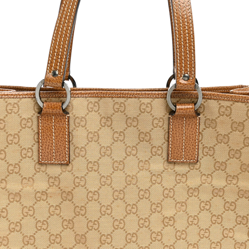 Monogram Large Tote Dark Brown
