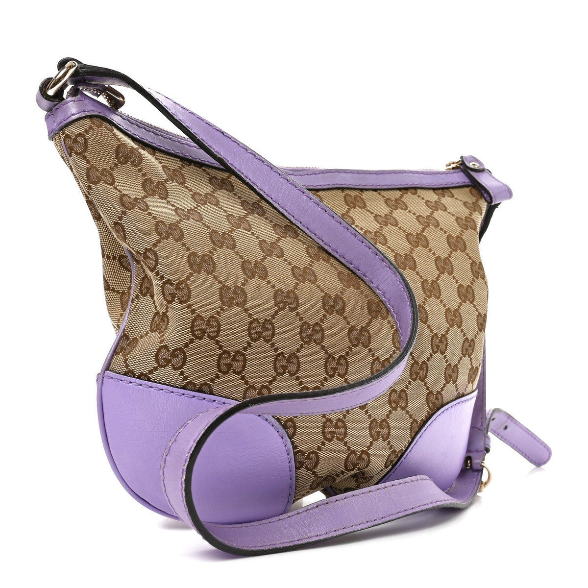 Monogram Small Lovely Heart Messenger Purple