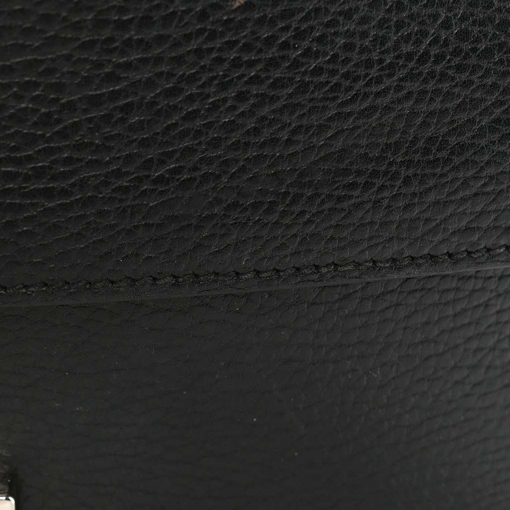 Dollar Calfskin Enamel Small Dionysus Shoulder Bag Black Electric Blue