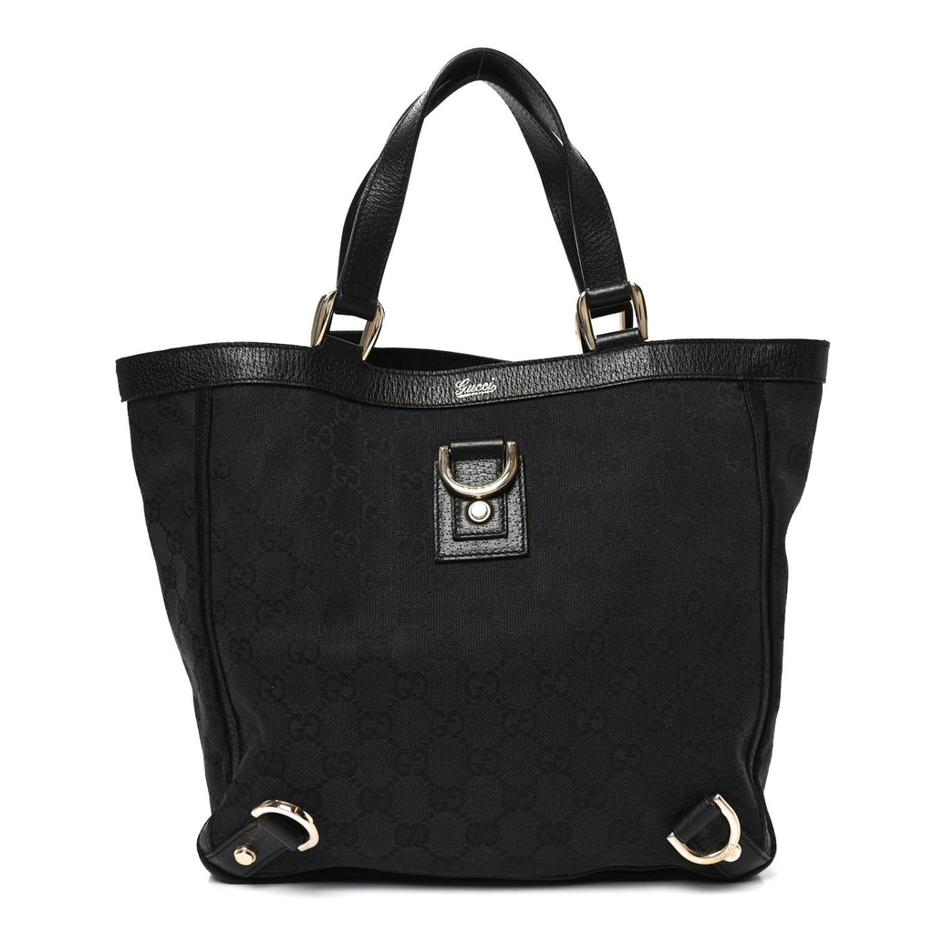 Monogram Small Abbey Tote Black