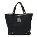 Monogram Small Abbey Tote Black