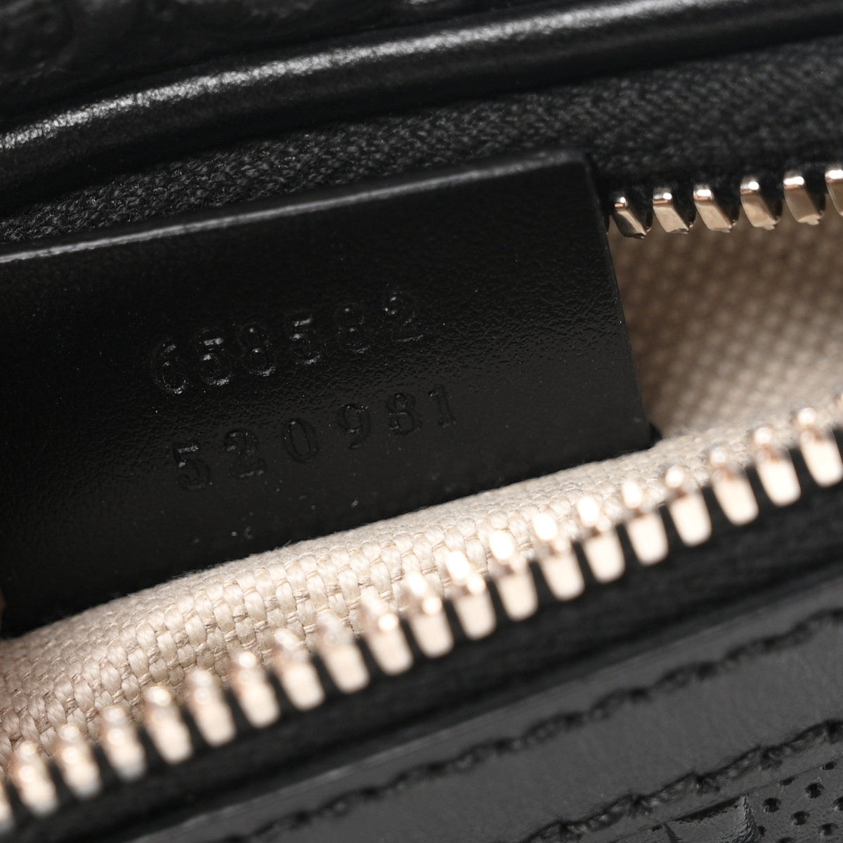 Calfskin GG Tennis Embossed Belt Bag Black