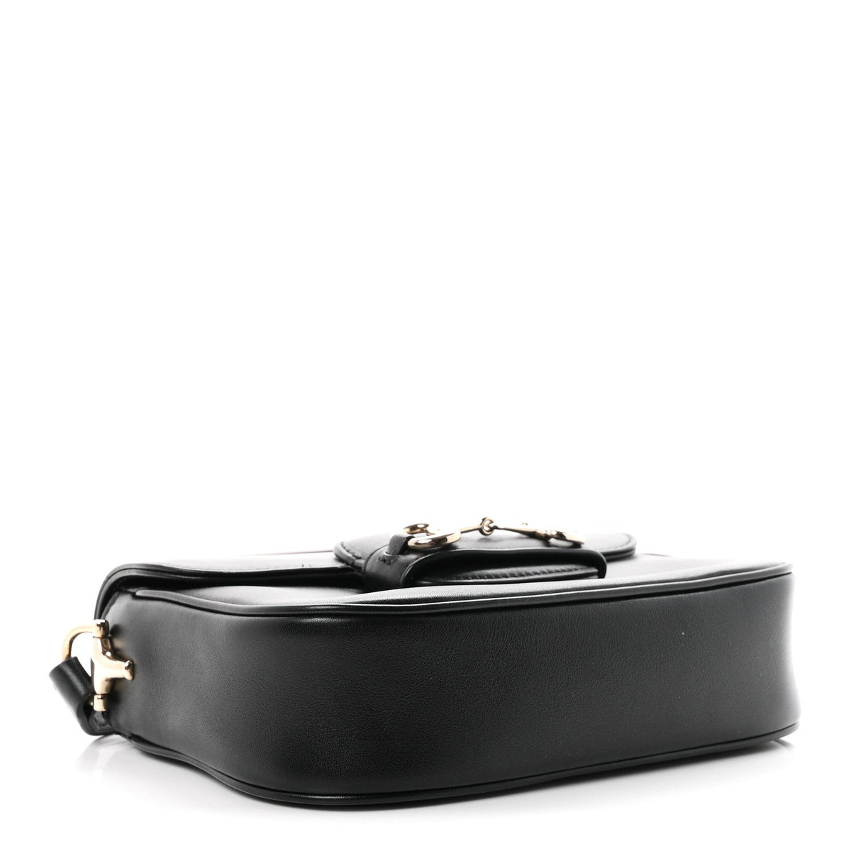 Arabella Calfskin Horsebit 1955 Shoulder Bag Black