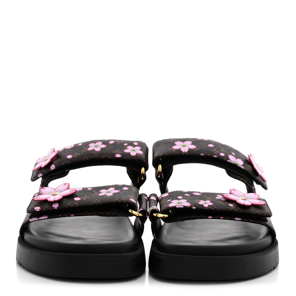 LV X TM Monogram LV Sunset Flat Comfort Mule 39 Sakura Brown