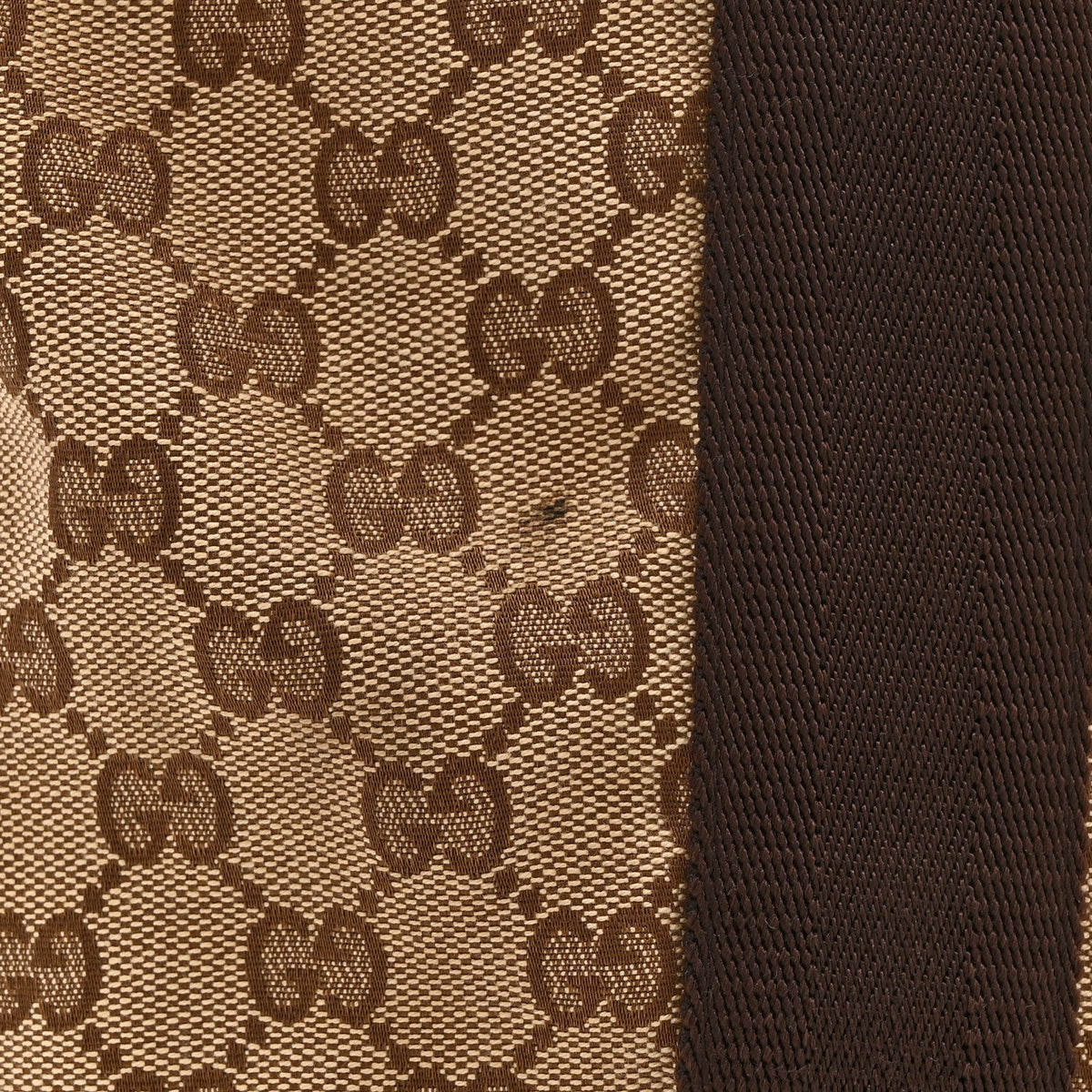 GG Monogram Medium Handle Vertical Tote Bag Dark Brown