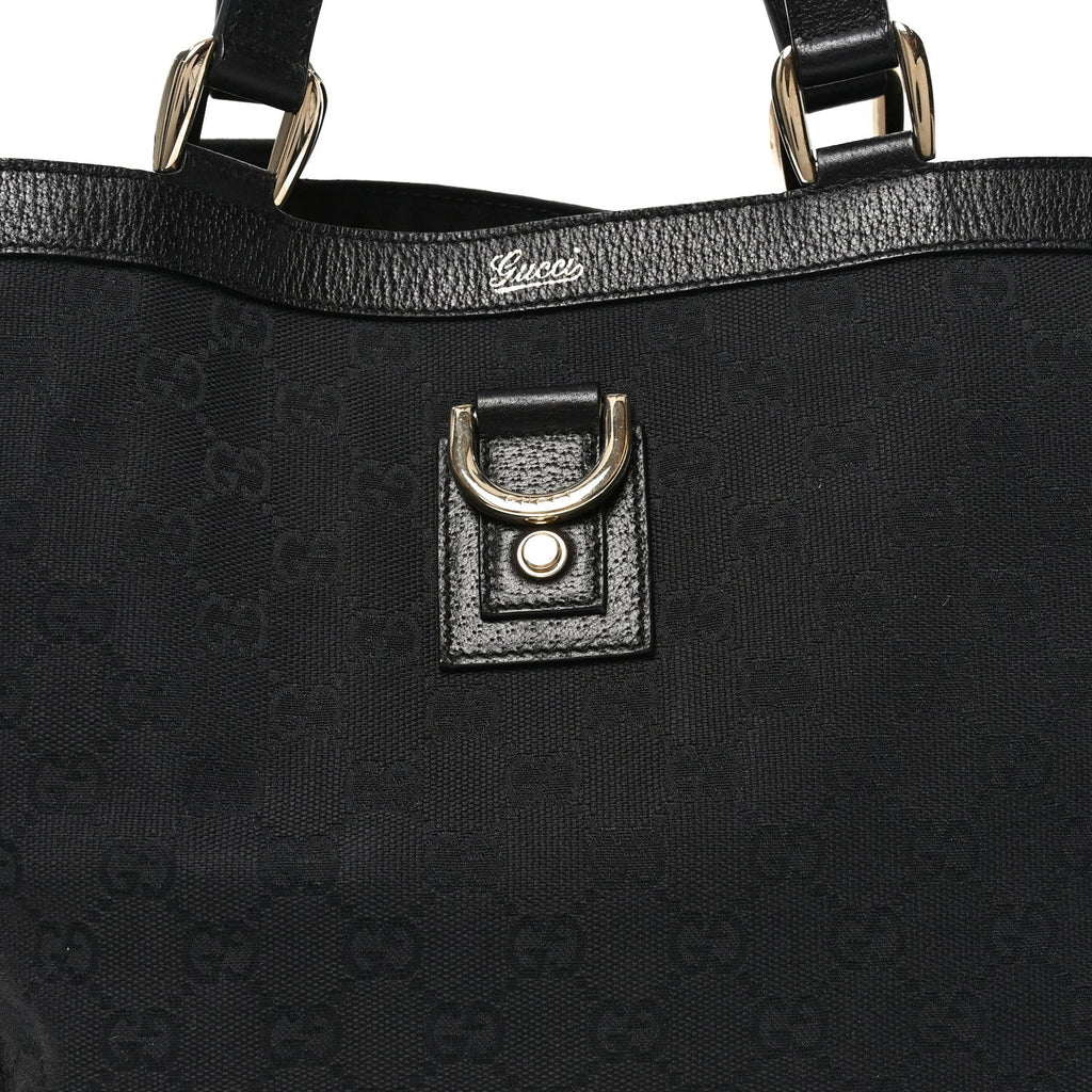 Monogram Small Abbey Tote Black