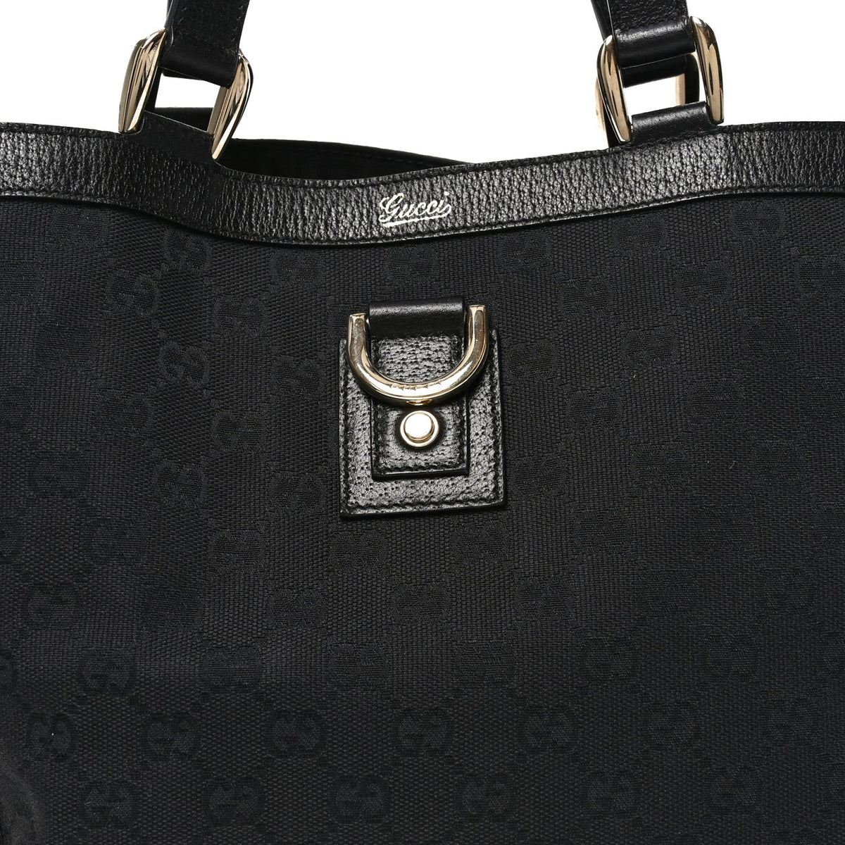 Monogram Small Abbey Tote Black