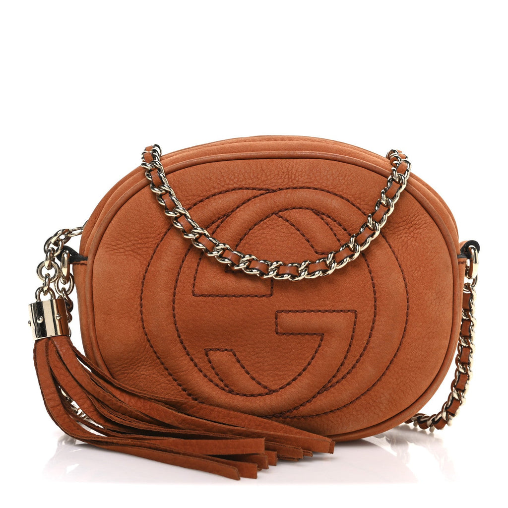 Vitello Range Mini Soho Chain Bag Old Whisky