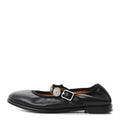 Lambskin Charm Mary Jane Flats 36.5 Black