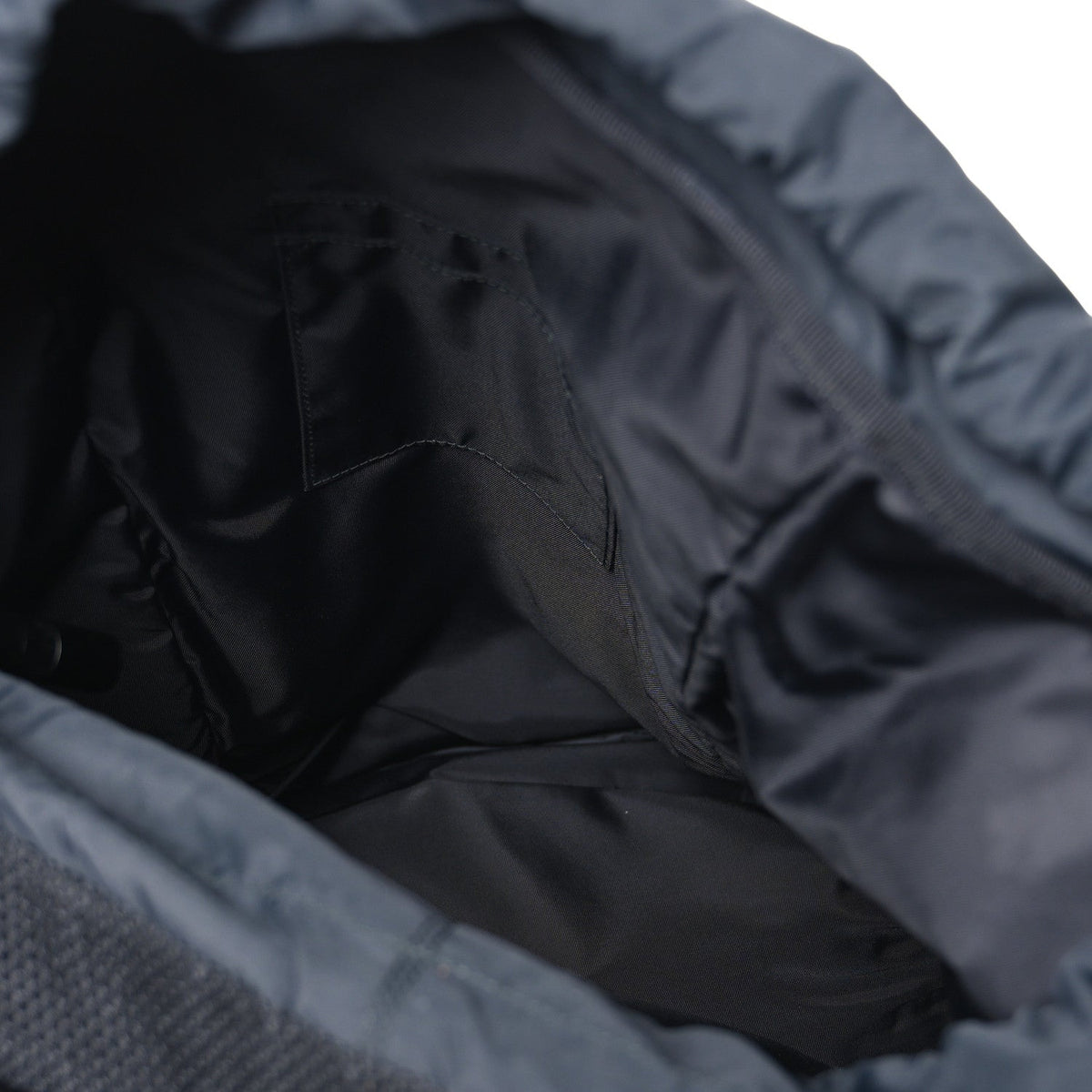 Techno Canvas Web Double Buckle Backpack Black