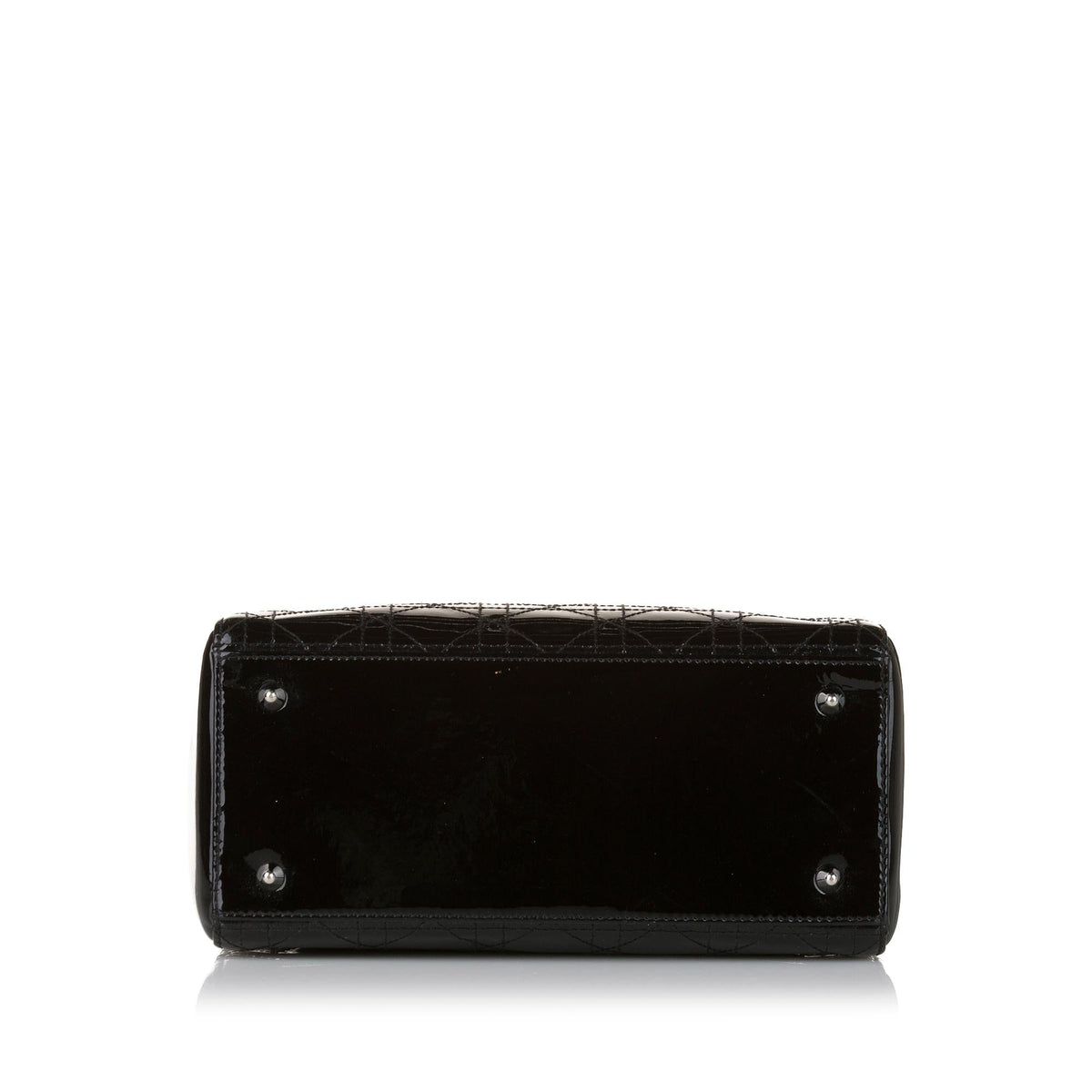 Dior Cannage Stitch Dior Patent Leather Handbag (SHG-a9Bh5T)