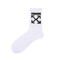OW whtie Socks XX stripe pattern