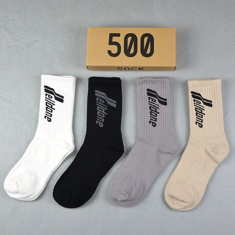 Men socks letter socks