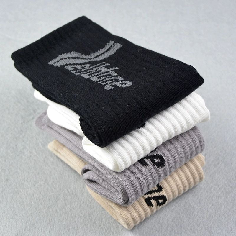 Men socks letter socks