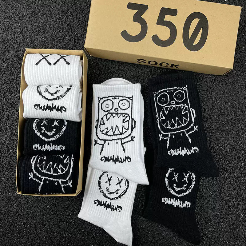 Men socks fall and winterdeodorizing filter sweat-absorbent and breathable