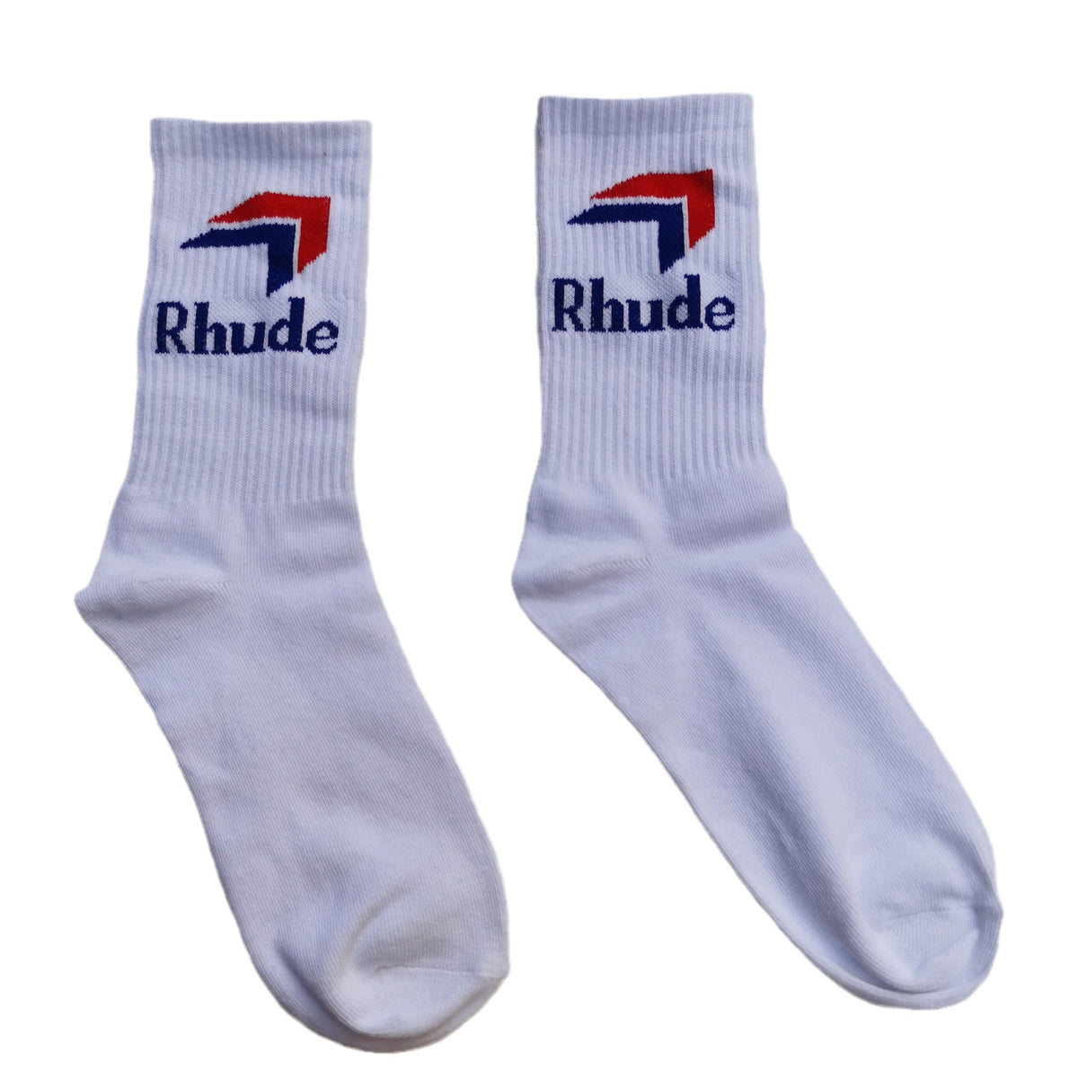 Rhude Socks Men's and Women's Casual Black and White Simplicity