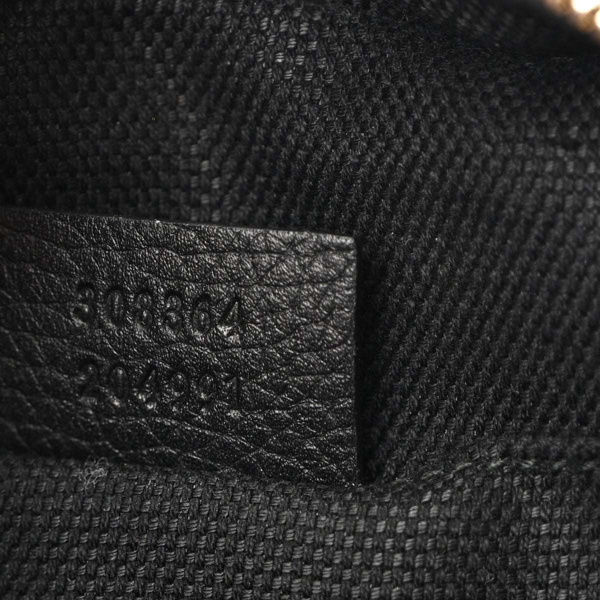 Snakeskin Small Soho Disco Bag Black