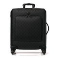 GG Supreme Monogram Four Wheel Suitcase Black Grey