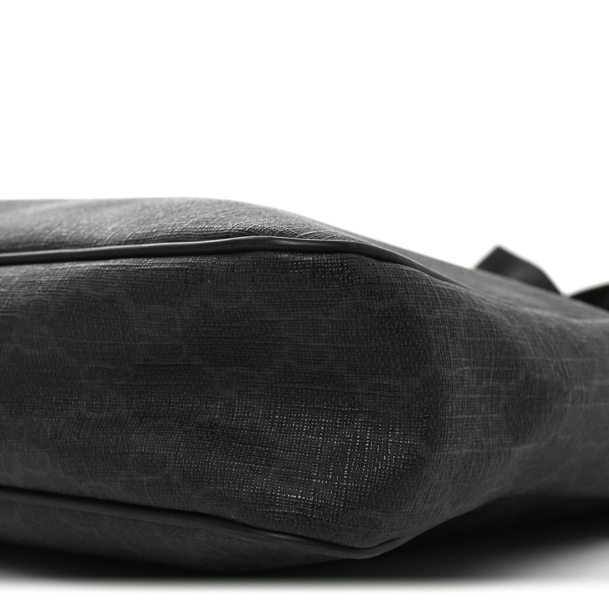 GG Supreme Monogram Messenger Bag Black Grey