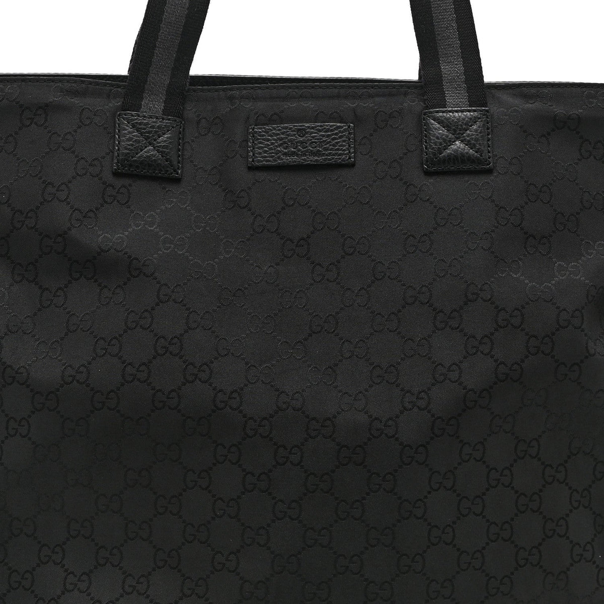 Nylon Monogram Vertical Tote Black