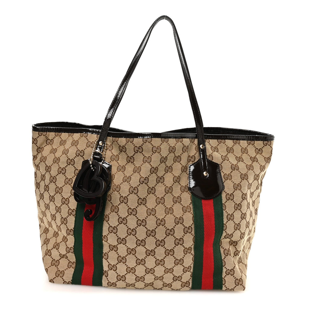 Monogram Web Large Jolie Tote Brown