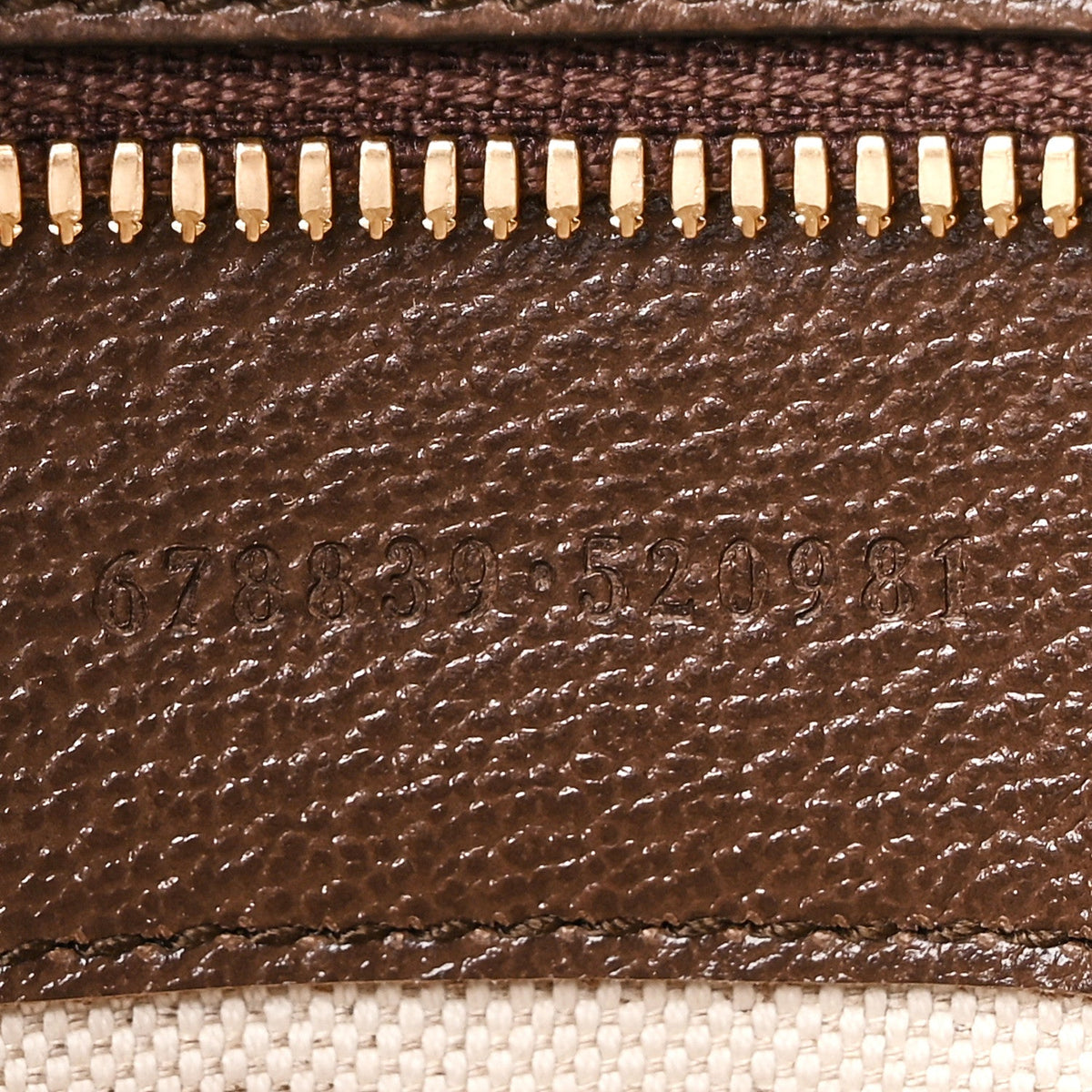Monogram Jumbo GG Textured Dollar Calfskin Web Tote Bag Camel Ebony New Acero