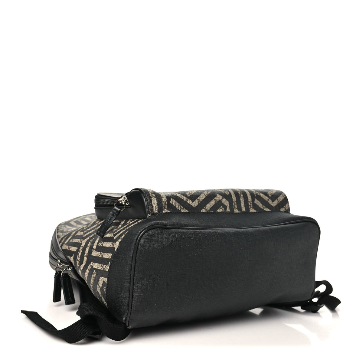 GG Supreme Monogram Caleido Medium Day Backpack Black