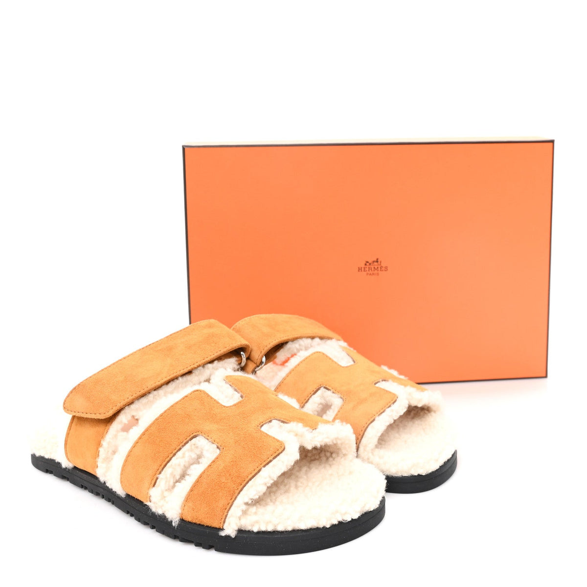 Suede Goatskin Woolskin Womens Chypre Sandals 37 Naturel Ecru
