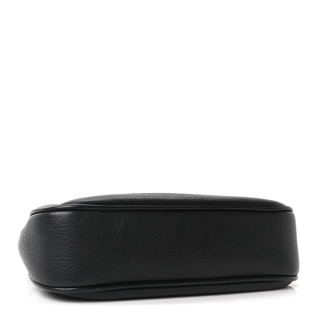 Goatskin Small Aphrodite Shoulder Bag Black