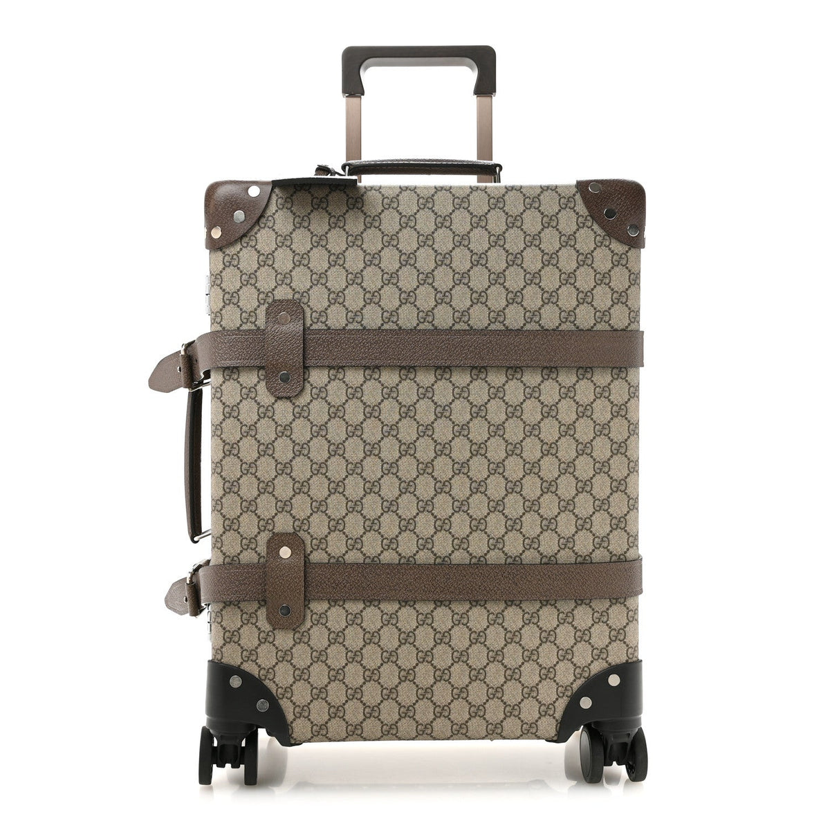 Supreme Monogram Globe-Trotter Carry-On Brown