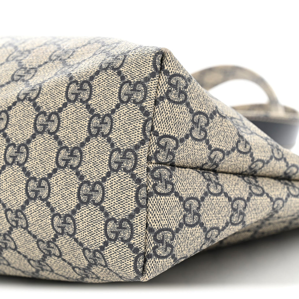 GG Plus Monogram Medium Signature Web Loop Tote Navy