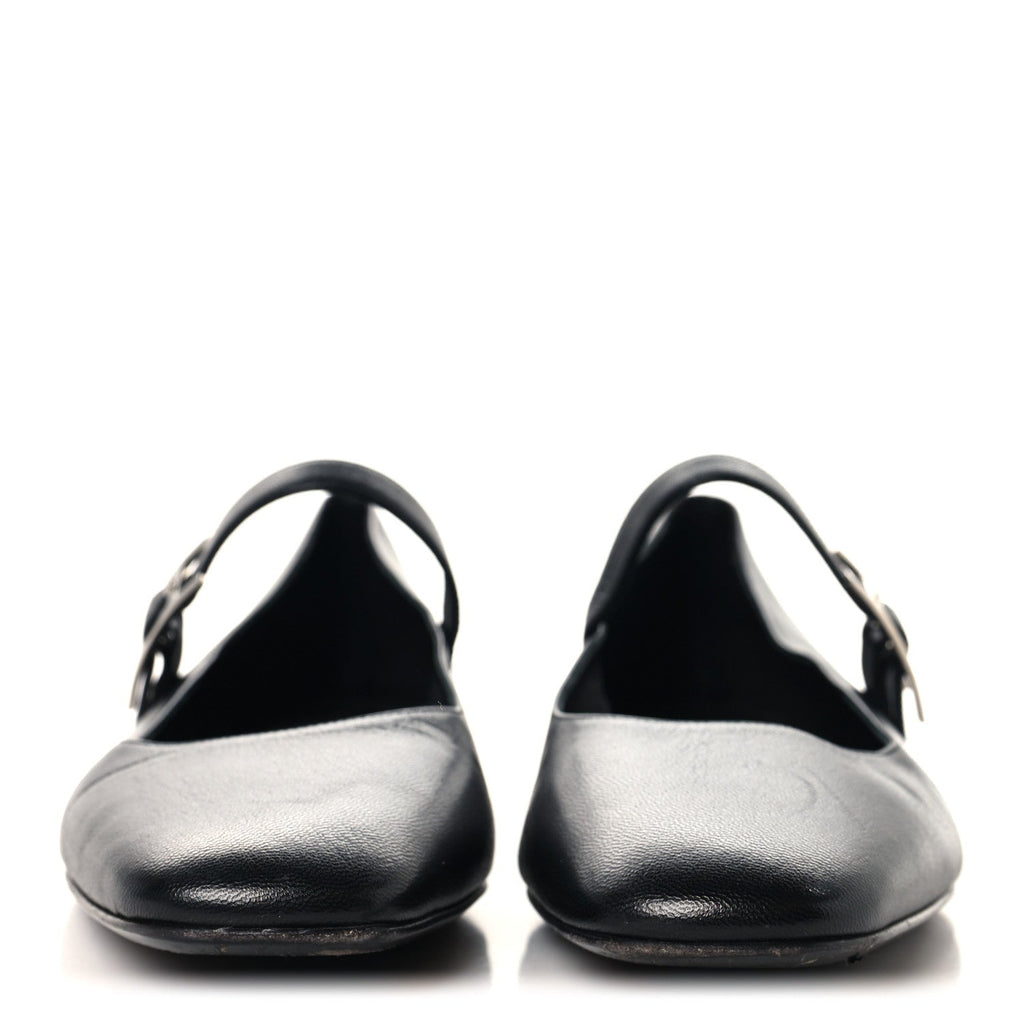 Goatskin Jane Ballet Flats 37 Black