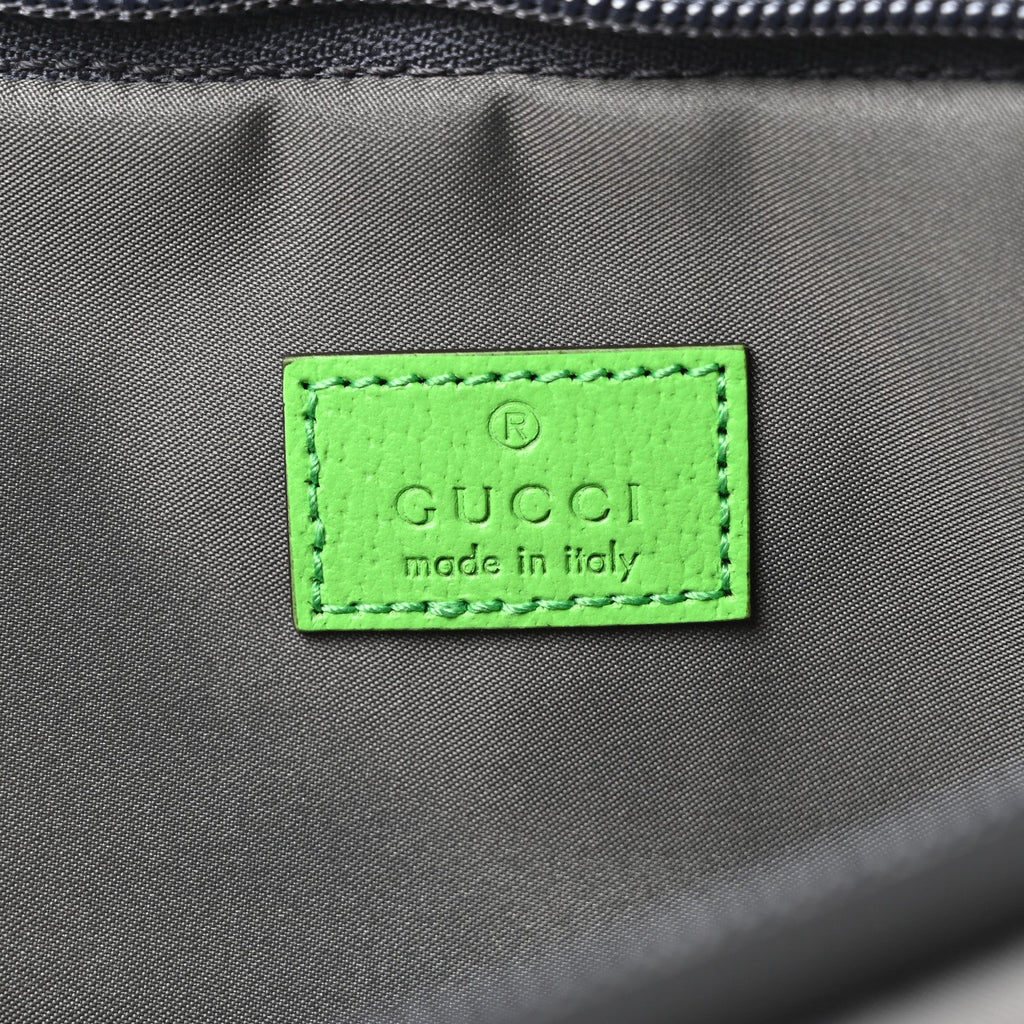 Jersey GG Monogram All Over Sporty Belt Bag Green Grey Multicolor