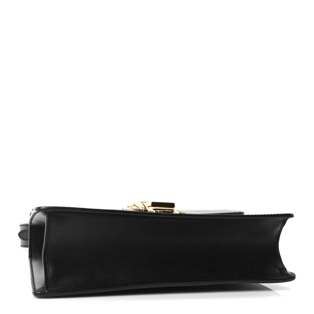 Calfskin Small Sylvie Shoulder Bag Black