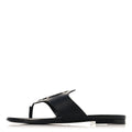 Calfskin Womens Mage Sandals 38 Black