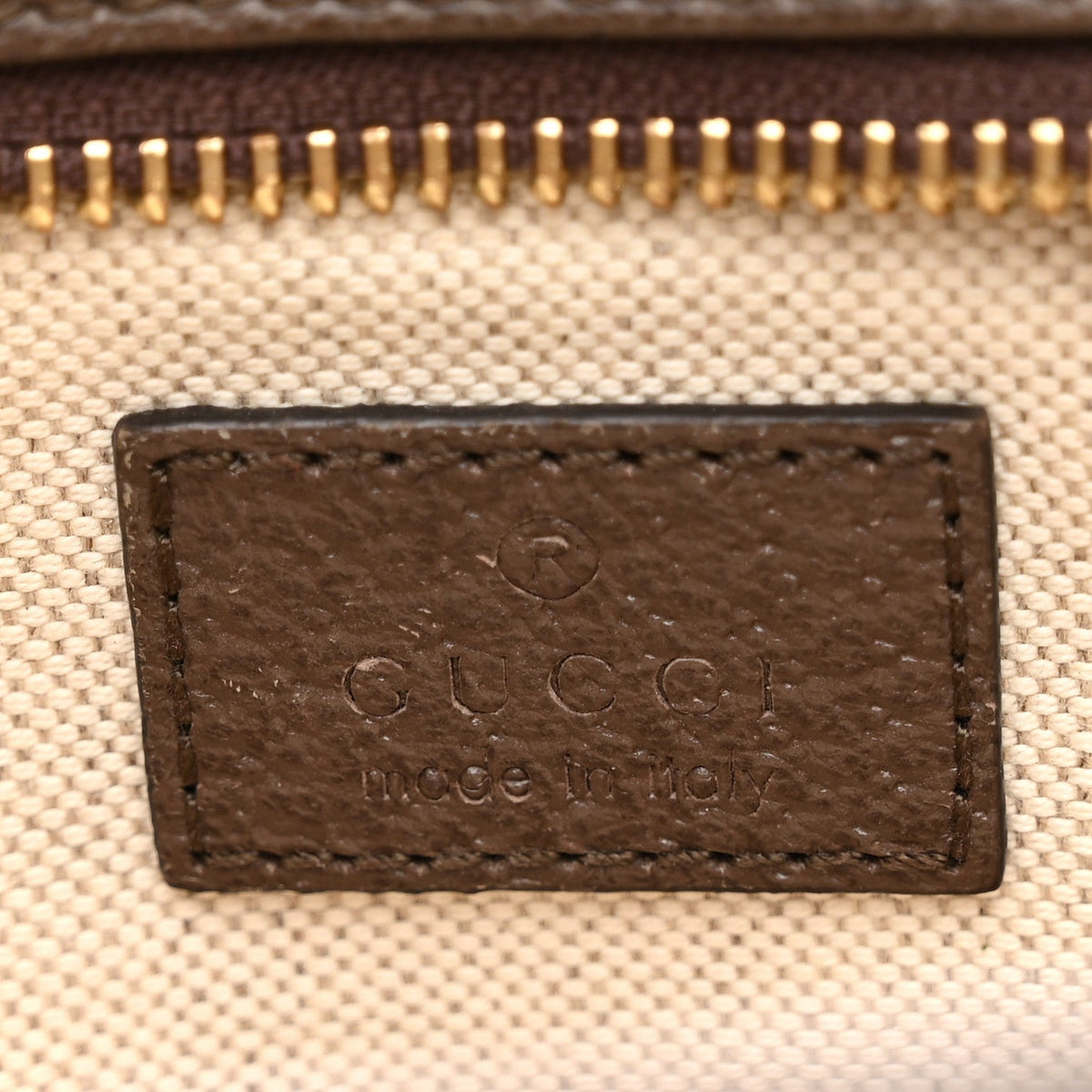 Monogram Jumbo GG Textured Dollar Calfskin Web Mini Crossbody Bag Camel Ebony New Acero