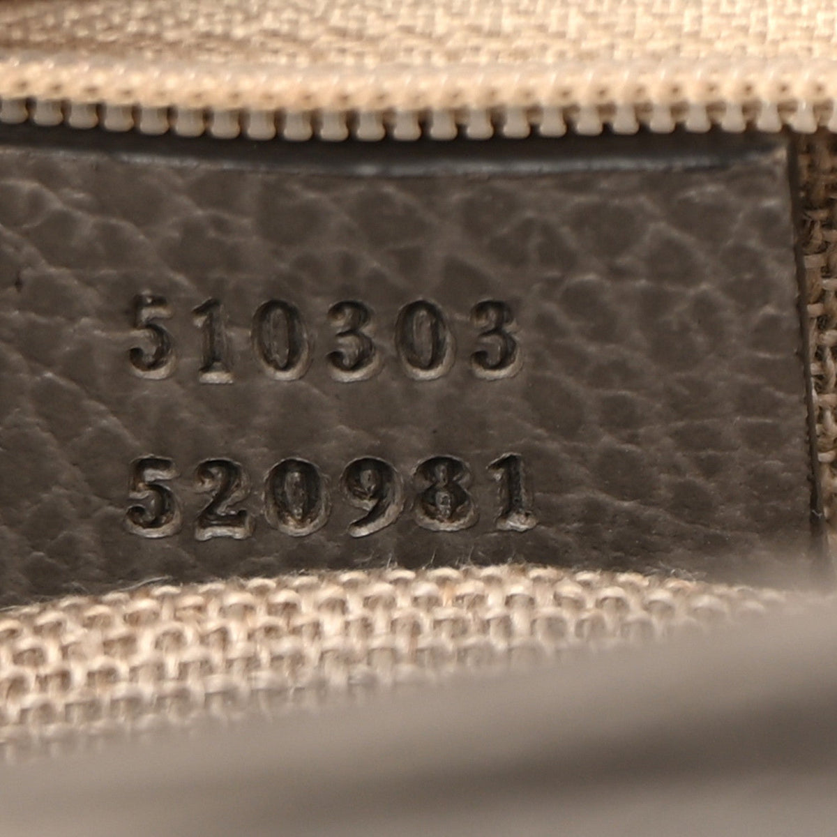 Dollar Calfskin Interlocking G Shoulder Bag Loess