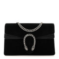 Suede Super Mini Dionysus Shoulder Bag Black