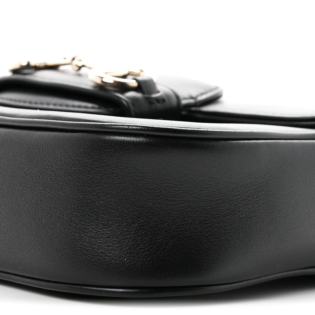 Arabella Calfskin Horsebit 1955 Shoulder Bag Black