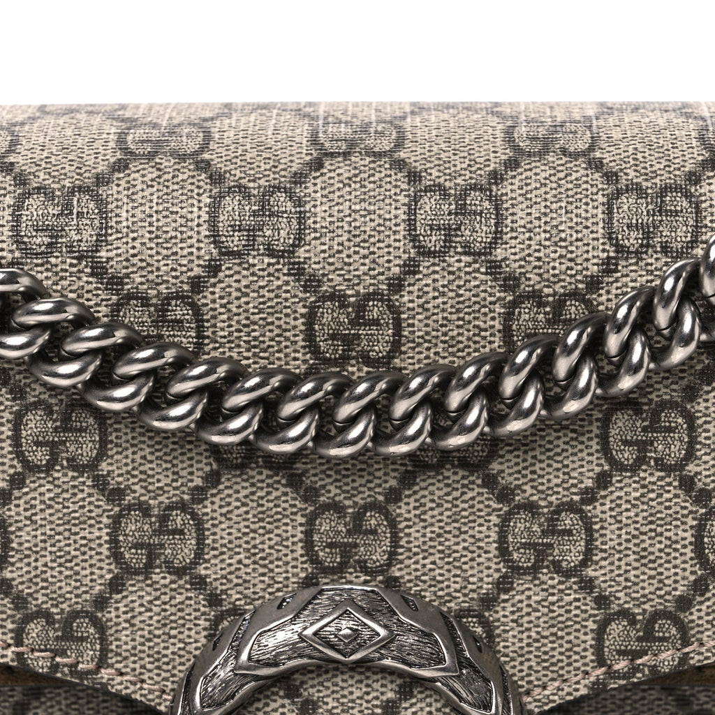 GG Supreme Monogram Small Dionysus Shoulder Bag Taupe
