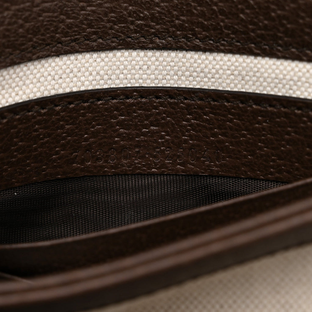 GG Supreme Monogram Textured Dollar Calfskin Blondie Belt Bag 75 30 Beige Ebony New Acero