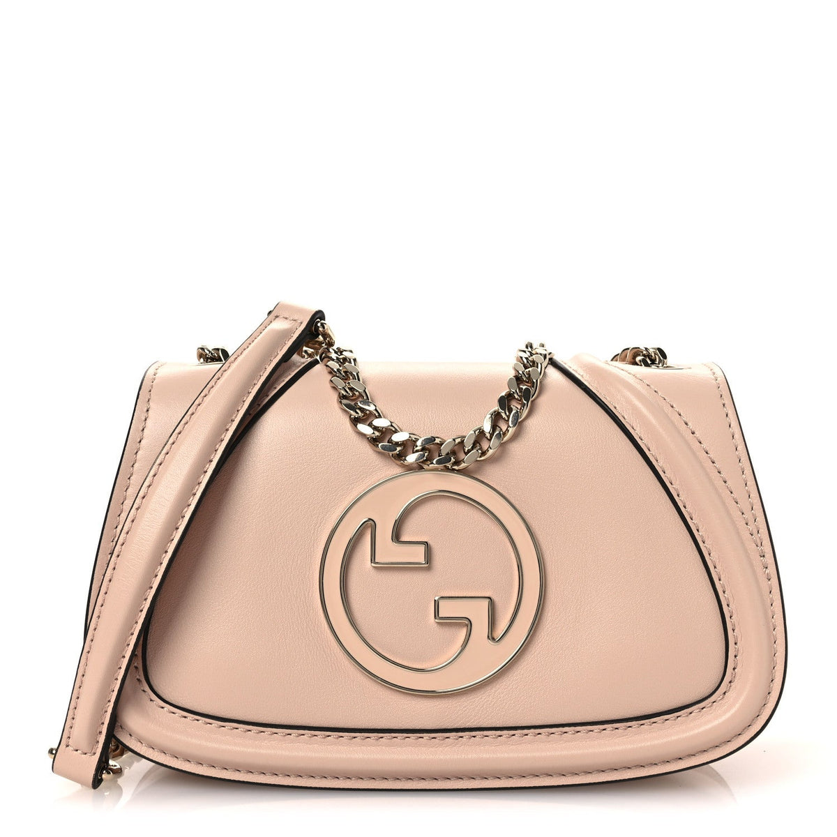 Calfskin Blondie Small Shoulder Bag Skin Rose